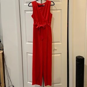 Emma & Michelle Red romper, like new.